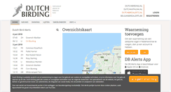 Desktop Screenshot of dutchbirdalerts.nl