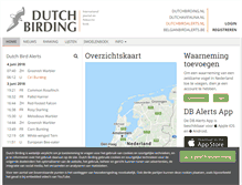 Tablet Screenshot of dutchbirdalerts.nl